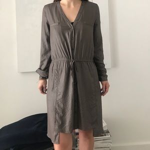 BCBGMAXAZRIA knee length kaki dress XS